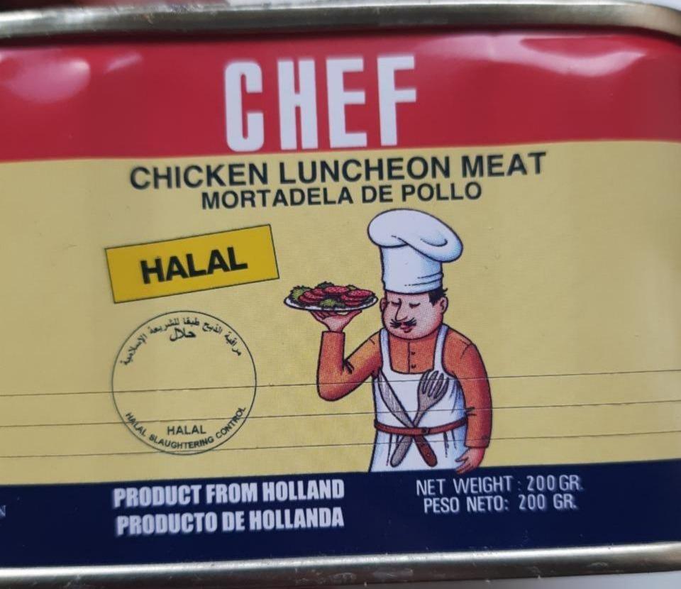 Фото - Chicken luncheon meat halal Chef