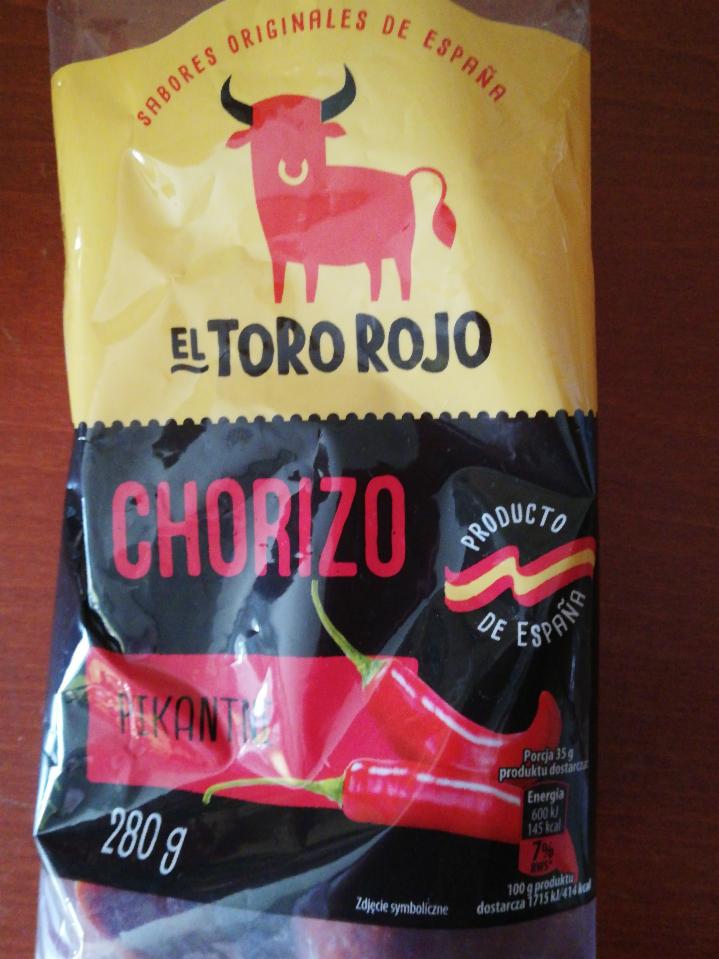 Фото - Колбаса испанская Chorizo ​​El Toro Rojo