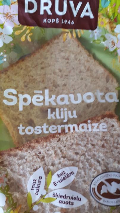 Фото - хлеб тостерный с отрубями Druva