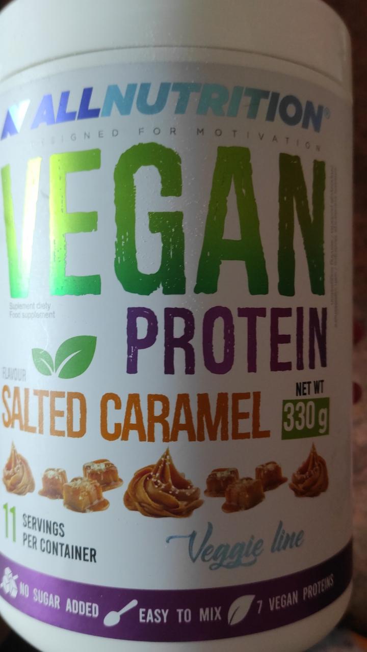 Фото - Vegan Protein Salted Caramel Allnutrition