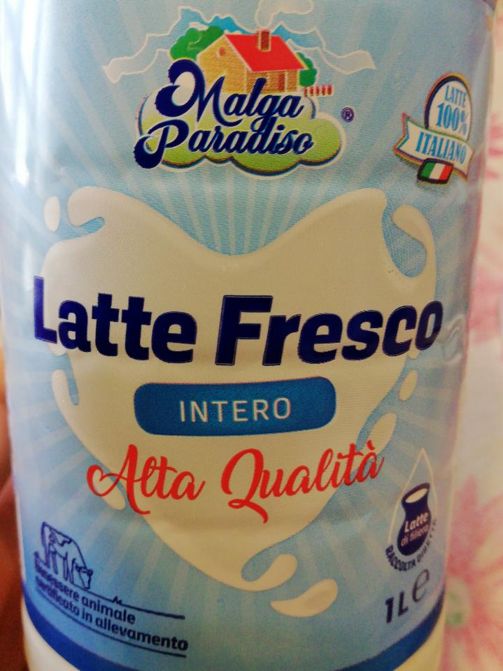 Фото - Latte fresco intero Malga Paradiso 
