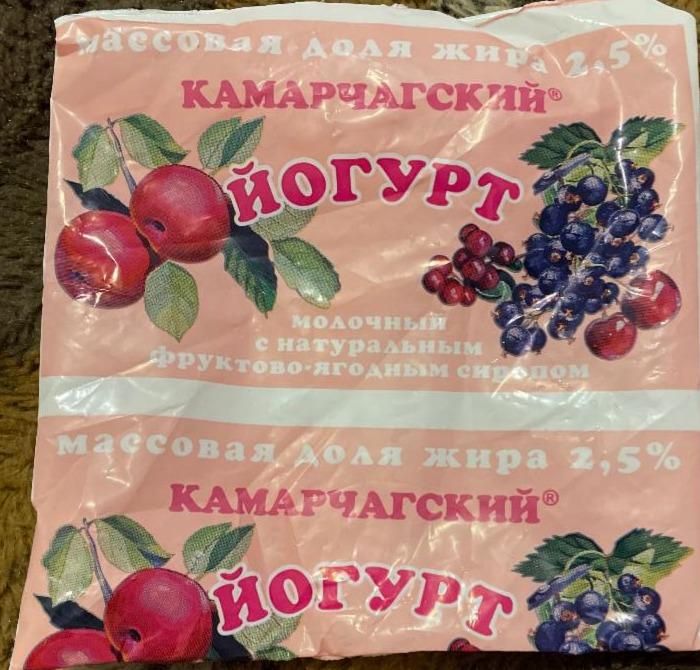 Фото - Йогурт питьевой с фруктово-ягодным сиропом Камарчагский