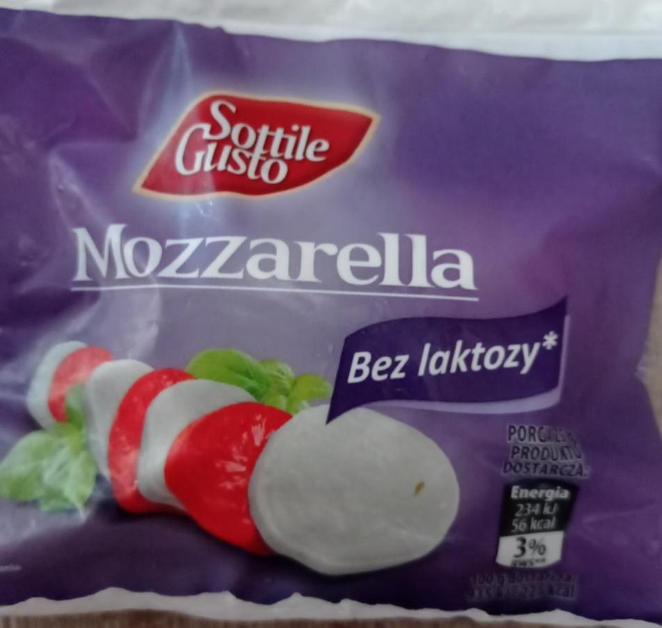 Фото - Сыр моцарелла без лактозы Mozzarella Sottile Gusto