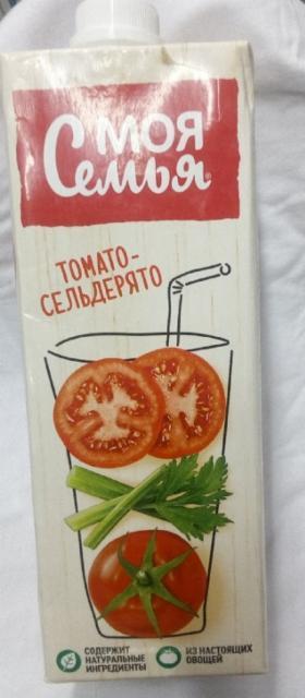 Фото - напиток сокосодержащий томатный с экстрактом сельдерея томато-сельдерято Моя семья