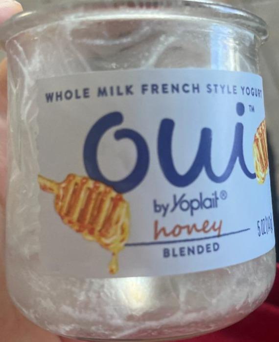Фото - французский йогурт из цельного молока с медом Oui by Yoplait