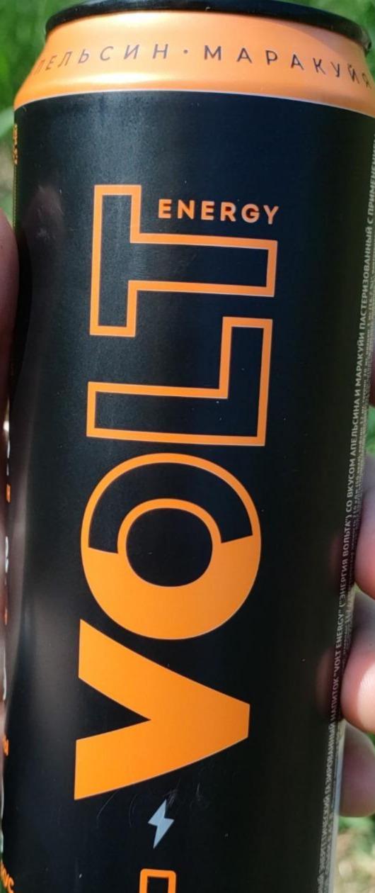 Фото - Энергетический напиток Energy со вкусом апельсина и маракуйи Volt
