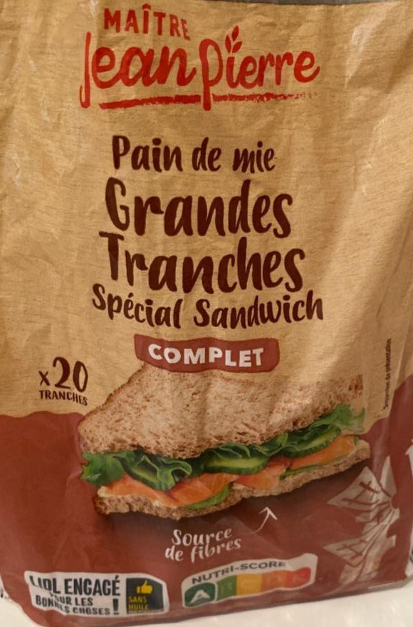 Фото - Хлеб для сэндвичей цельнозерновой Jean Pierre