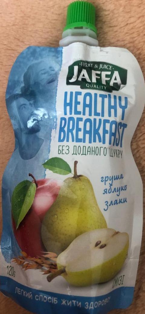 Фото - Десерт фруктовый Смузи из груш и яблок завтрак со злаками Healthy Breakfast Jaffa