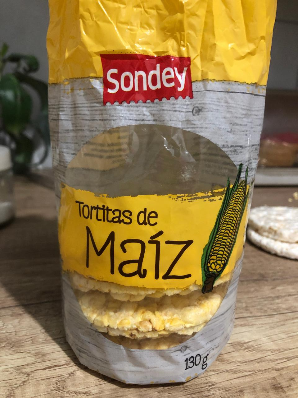 Фото - Хлебцы кукурузные Tortitas de Maiz Sondey