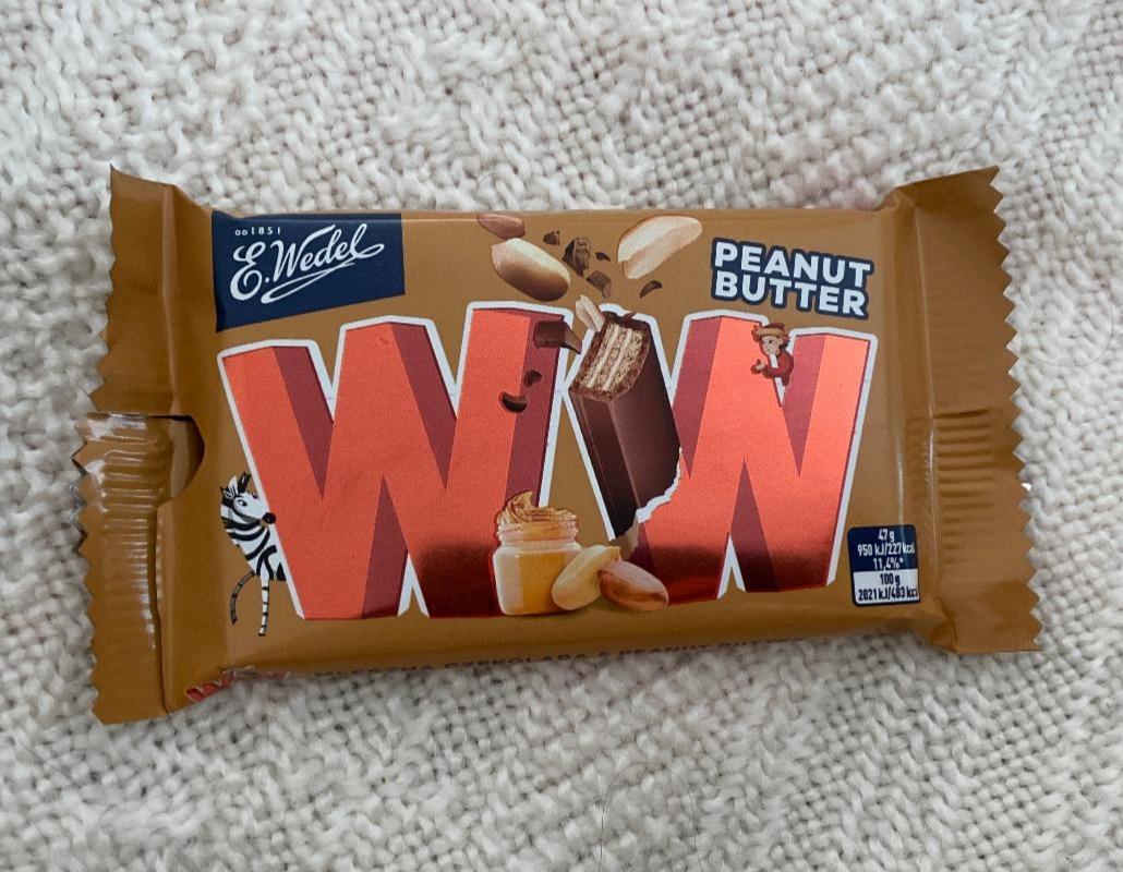 Фото - Вафли с арахисовой начинкой в ​​молочном шоколаде WW E. Wedel