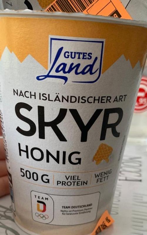 Фото - Йогурт 0.1% Skyr Honig Gutes Land