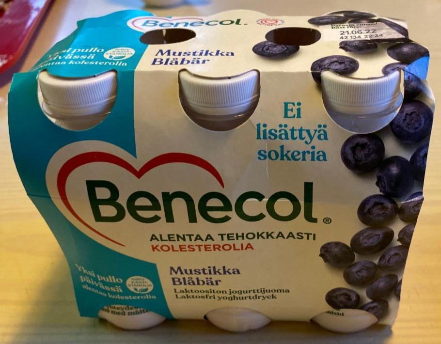 Фото - Питьевой йогурт черника Benecol