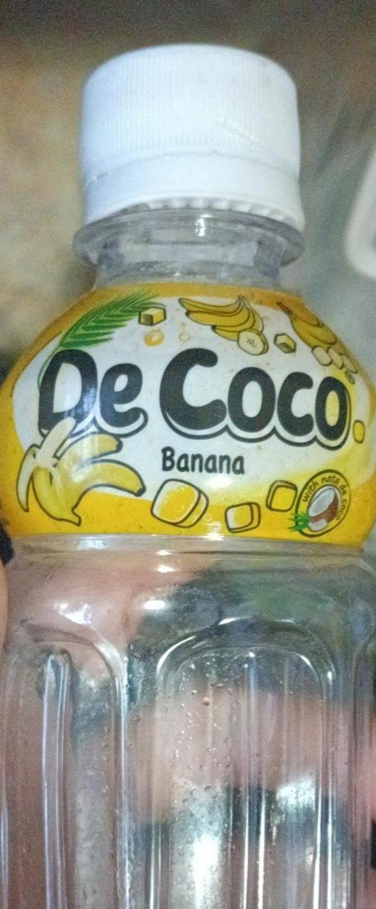 Фото - Напиток со вкусом банана с кусочками кокосового желе banana De Coco