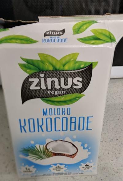 Фото - Кокосовое молоко moloko Zinus vegan