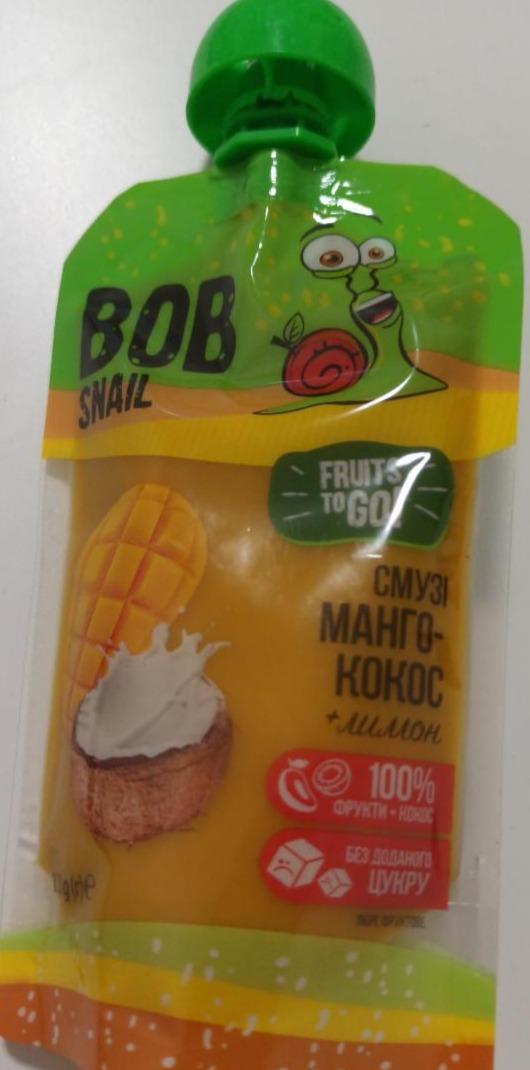 Фото - Пюре фруктовое Смузи Манго-кокос Улитка Боб Bob Snail