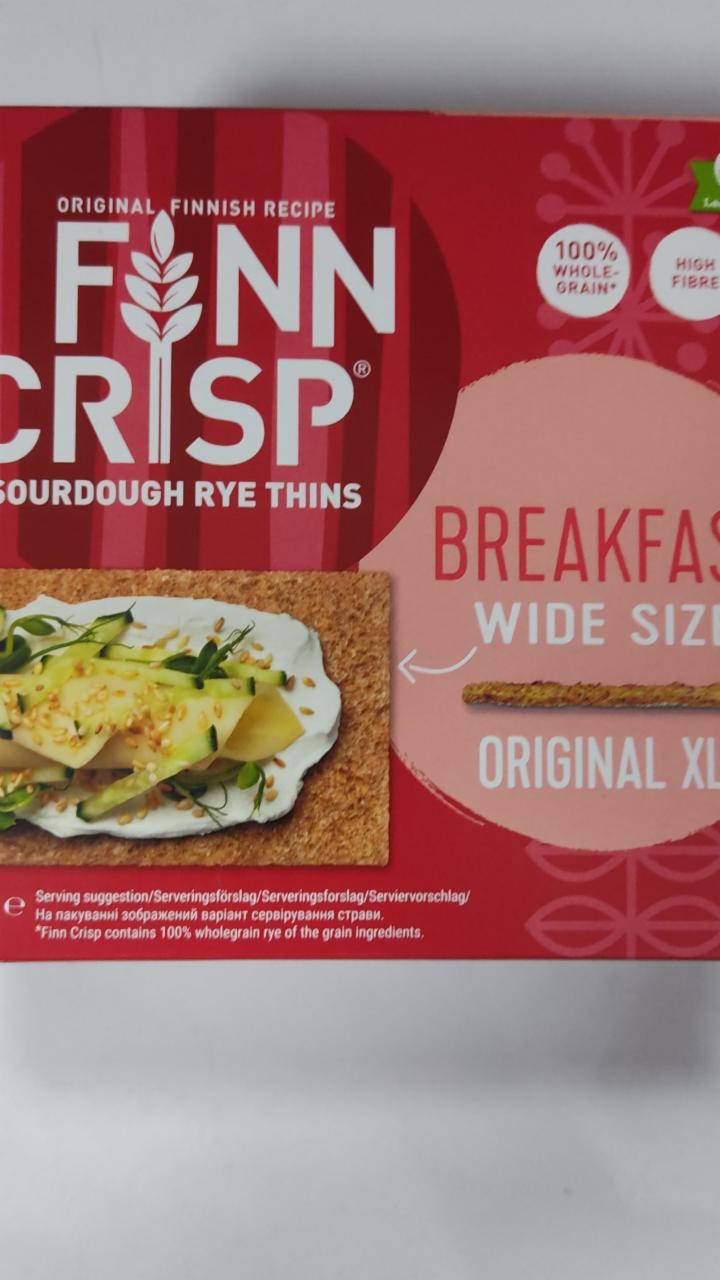Фото - Хлебцы Breakfast original XL Finn Crisp