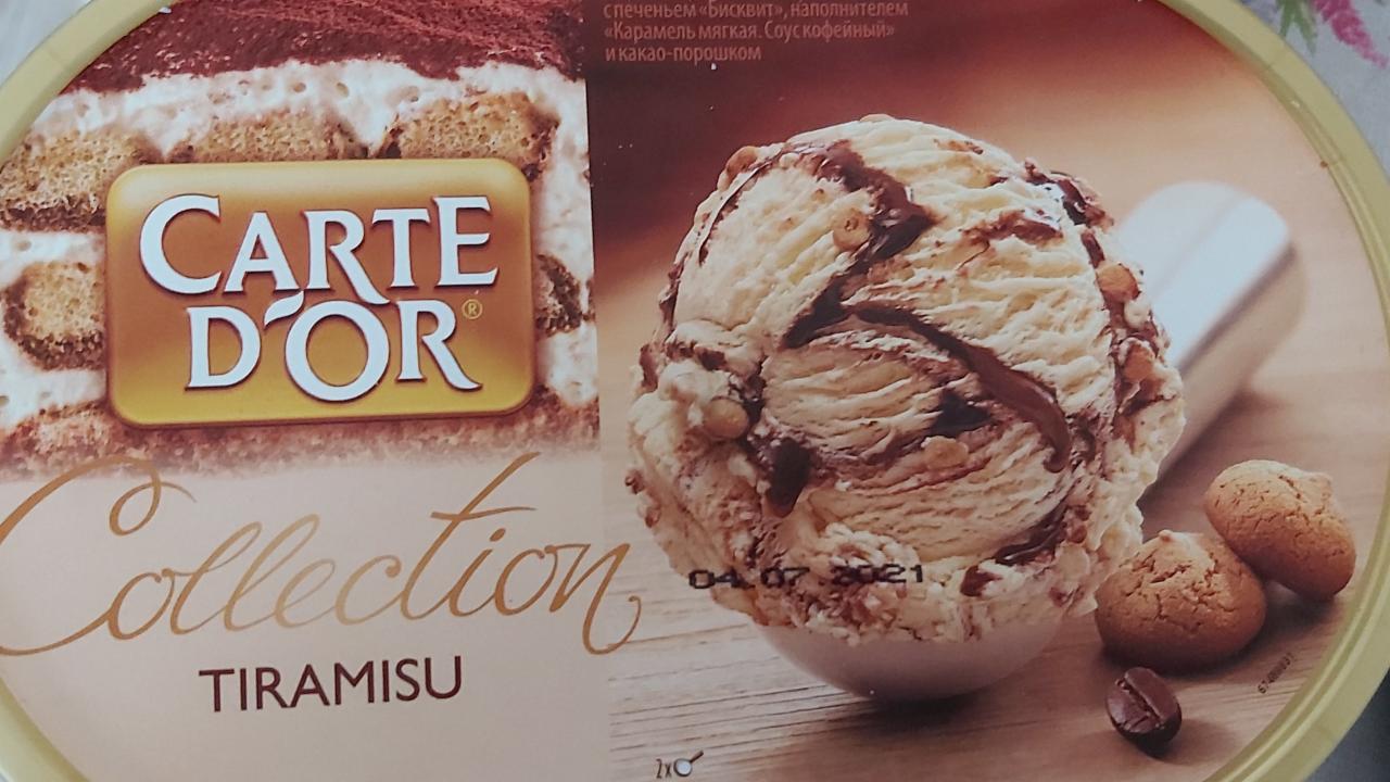 Фото - Мороженое с змж со вкусом тирамису и вина Марсала Tiramisu Carte D'Or