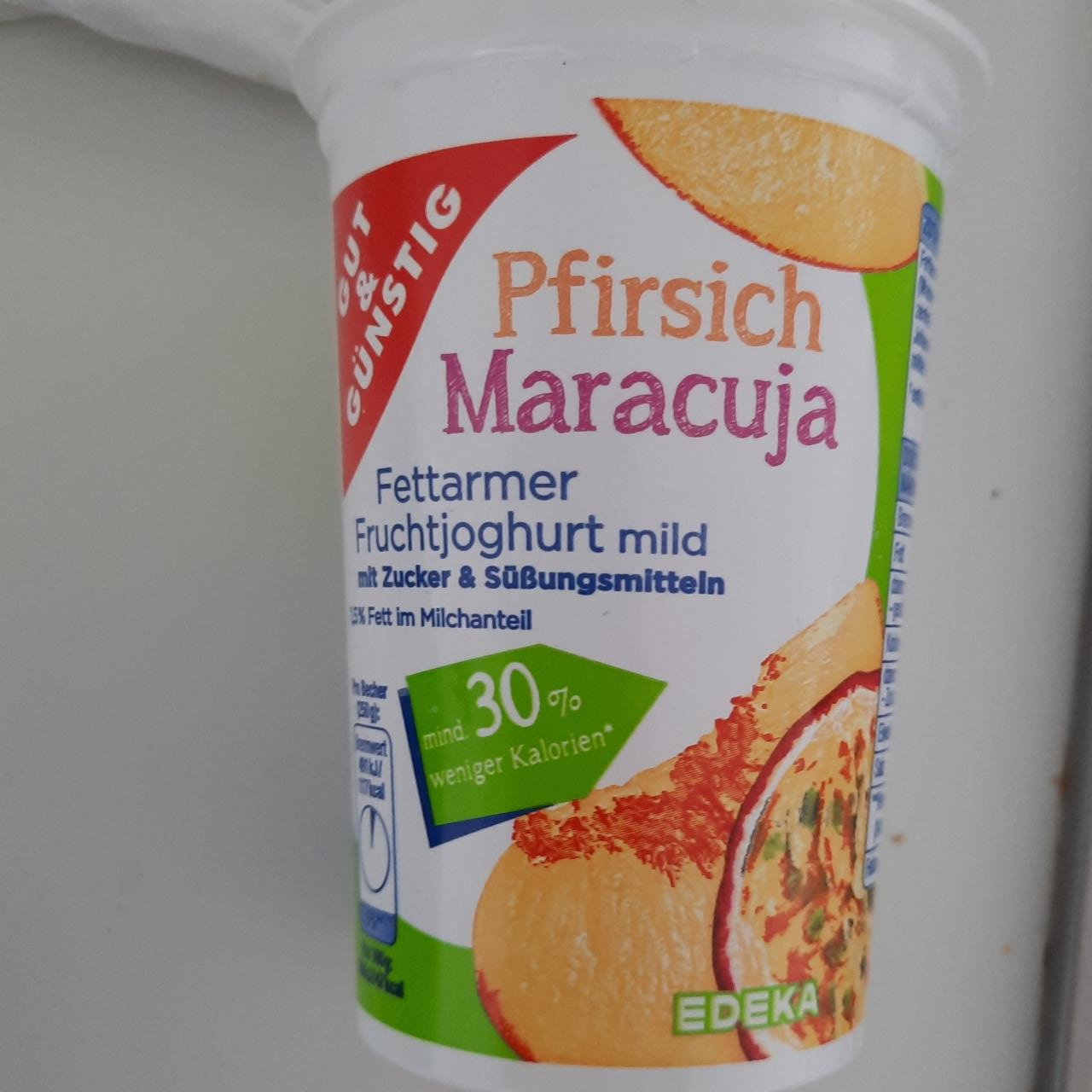 Фото - йогурт маракуйя персик 1.5% Edeka