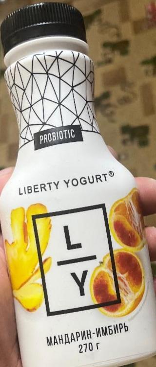 Фото - Питьевой йогурт мандарин-имбирь 2% Liberty Yogurt