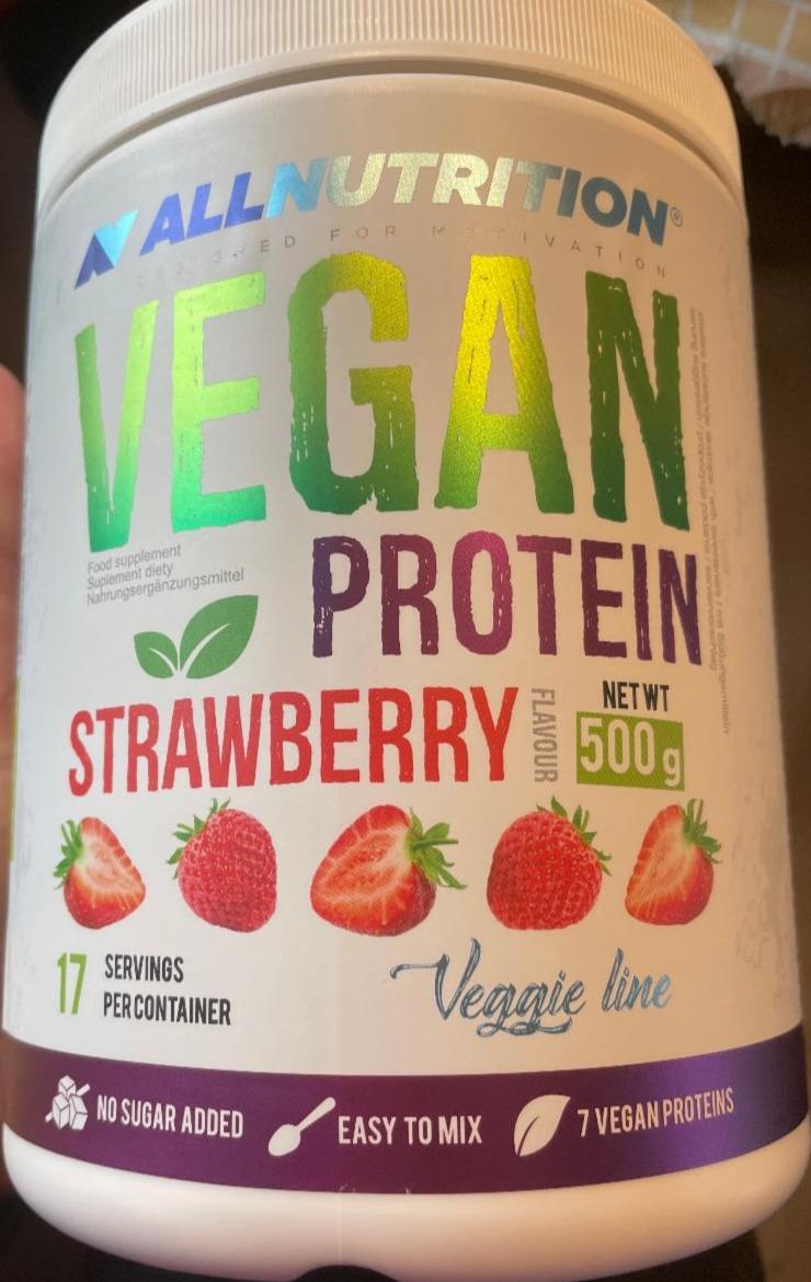 Фото - Vegan Protein strawbery Allnutrition