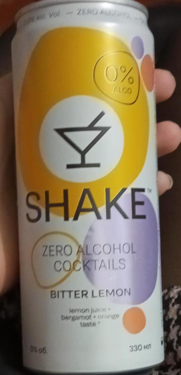 Фото - Напиток безалкогольный сокосодержащий горький лимон Shake