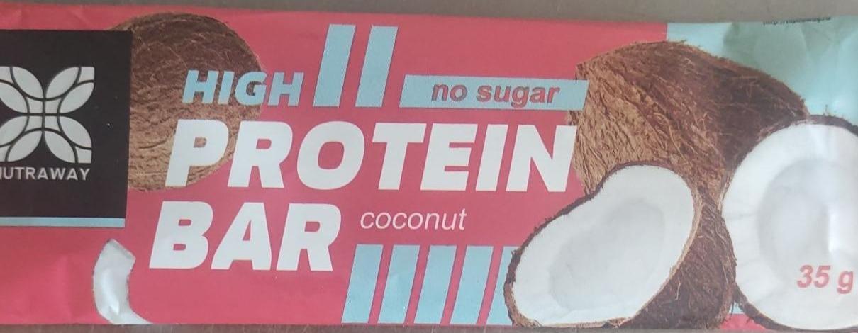 Фото - Protein bar coconut no sugar Nutraway