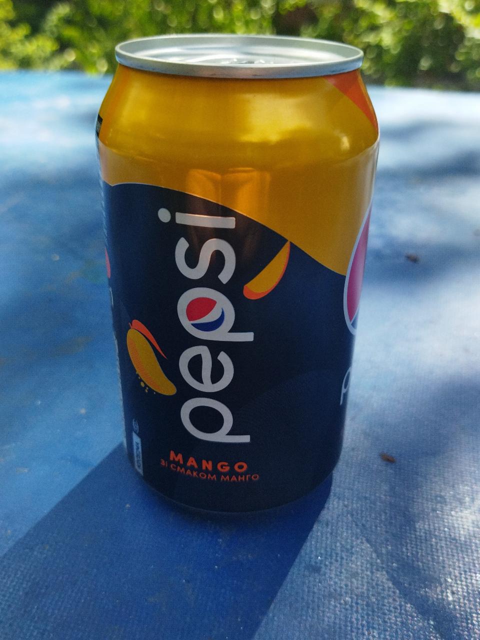Фото - Газированный напиток со вкусом манго безкокалорийный Пепси Pepsi