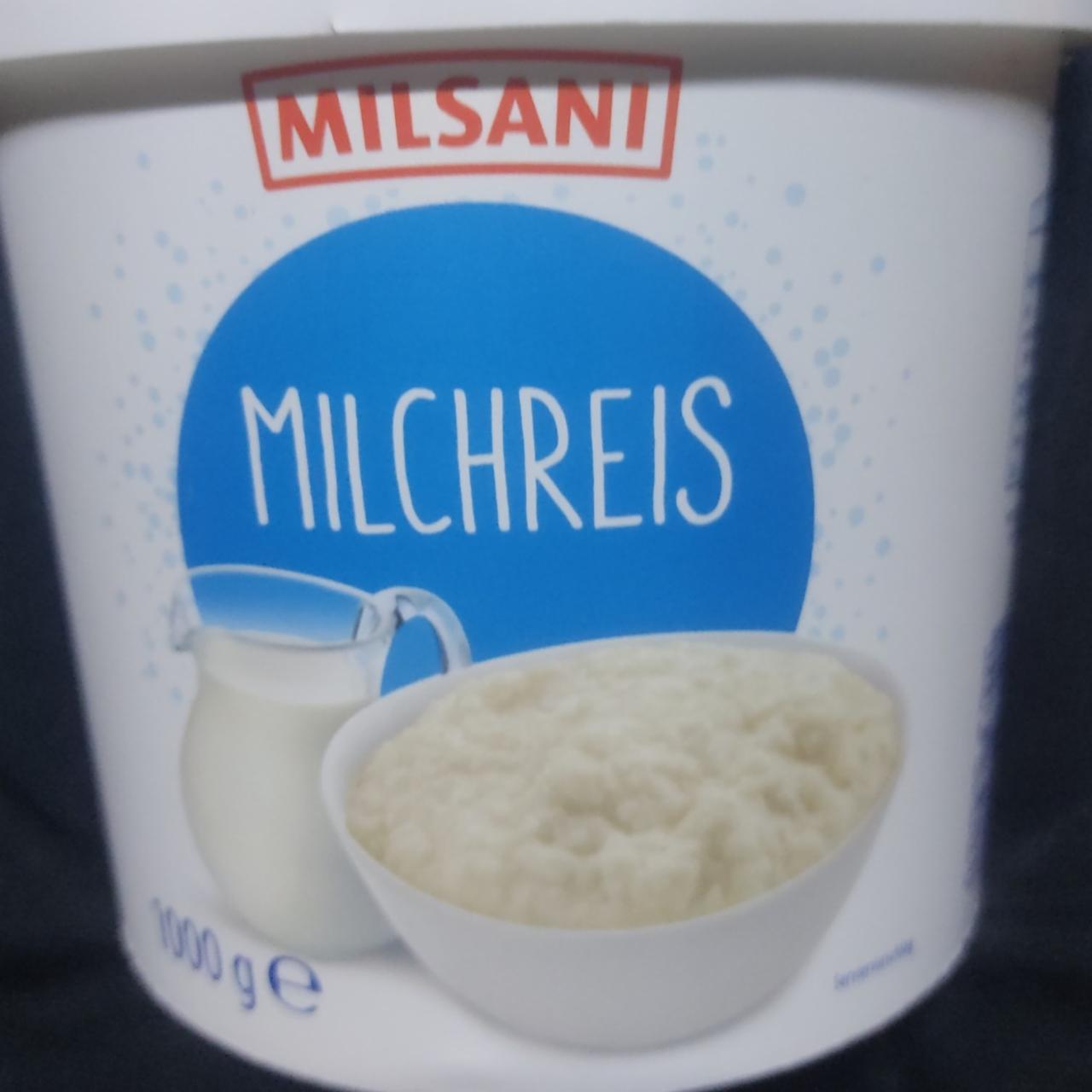 Фото - рисовая каша молочная Milch Reis Milsani
