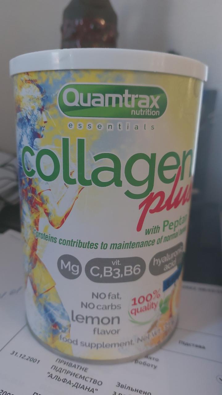 Фото - Натуральная добавка Collagen Plus with Peptan Quamtrax