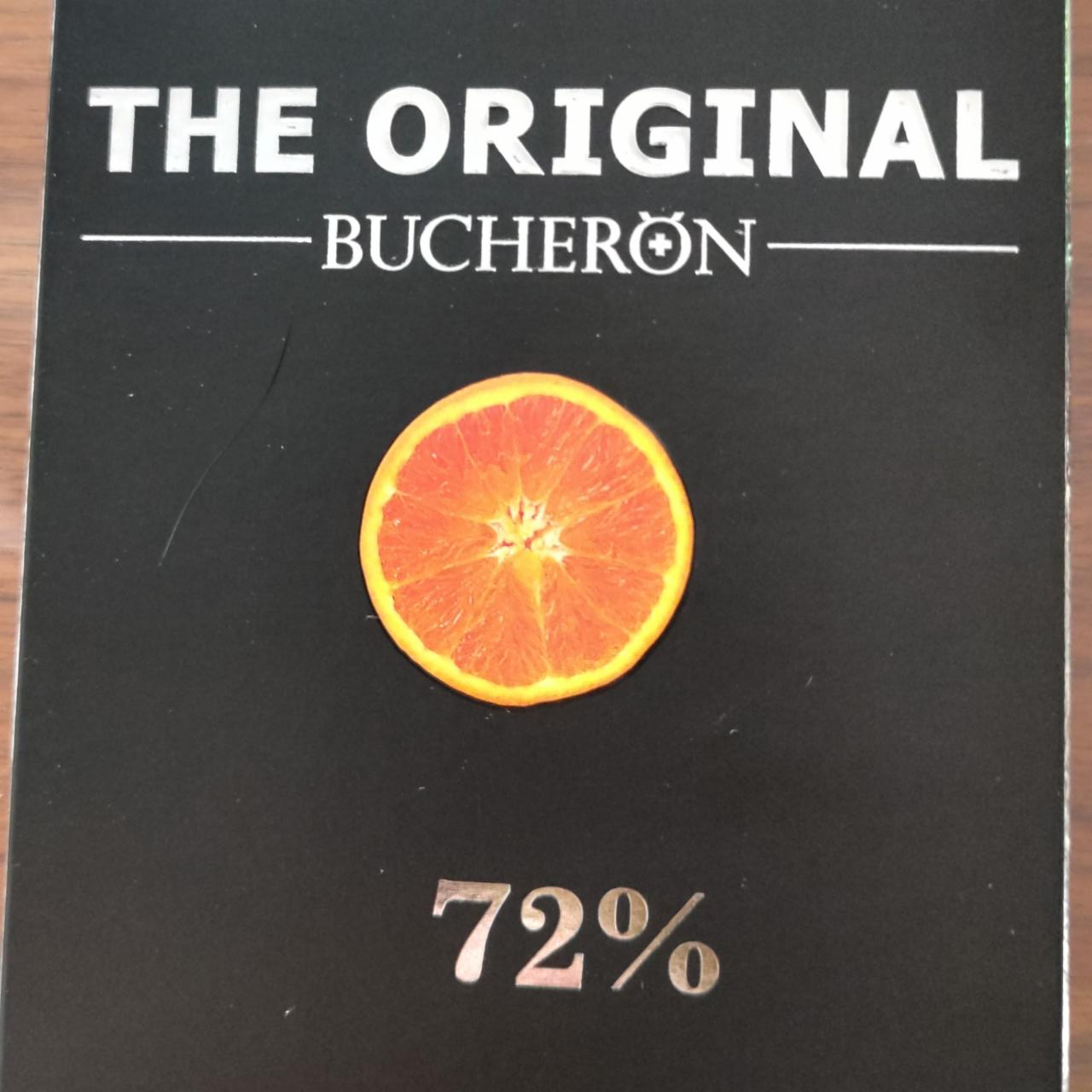 Фото - Горький шоколад с кусочками апельсина 72% 'Bucheron'