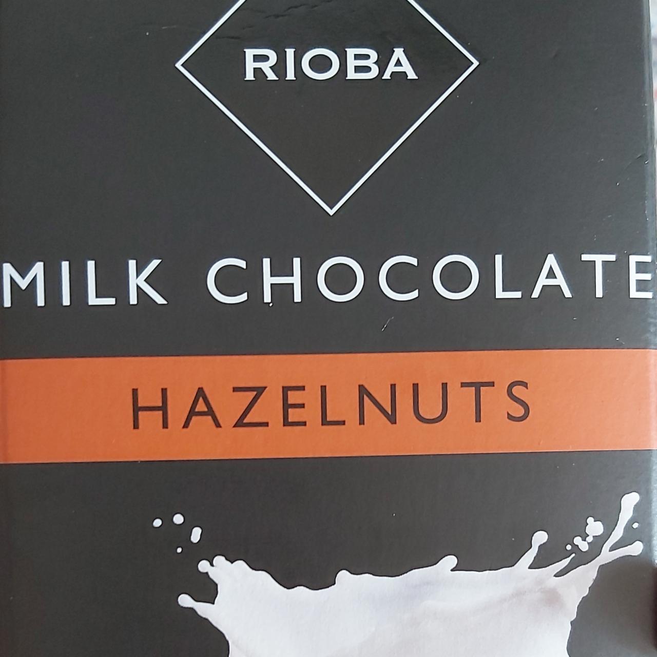 Фото - Шоколад молочный с фундуком Milk Chocolate Hazelnuts Rioba