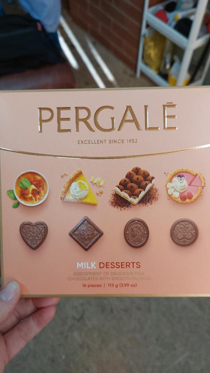 Фото - Конфеты шоколадные с карамельной начинкой Pergale Milk Caramel Collection
