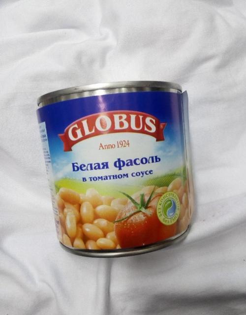 Фото - Фасоль белая в томатном соусе Globus