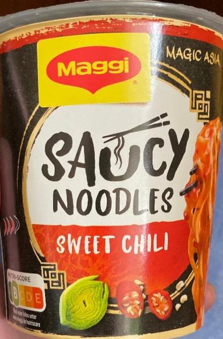 Фото - Saucy noodles sweet chili Maggi