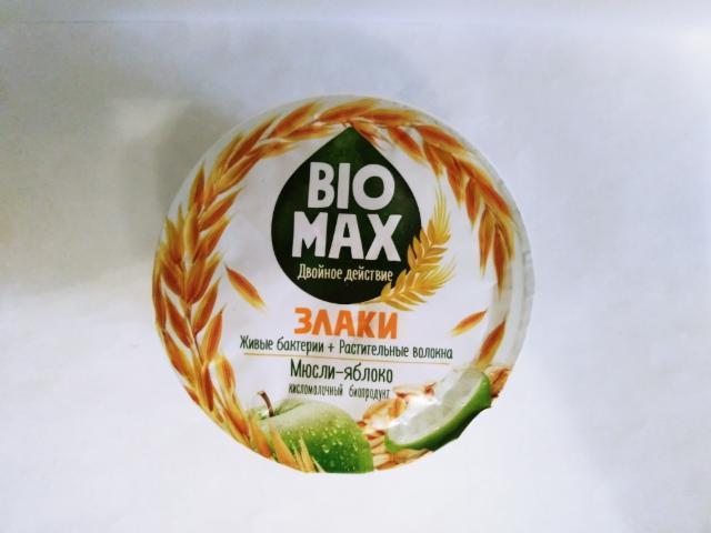 Фото - Йогурт 1.9% мюсли-яблоко Био Макс Bio max