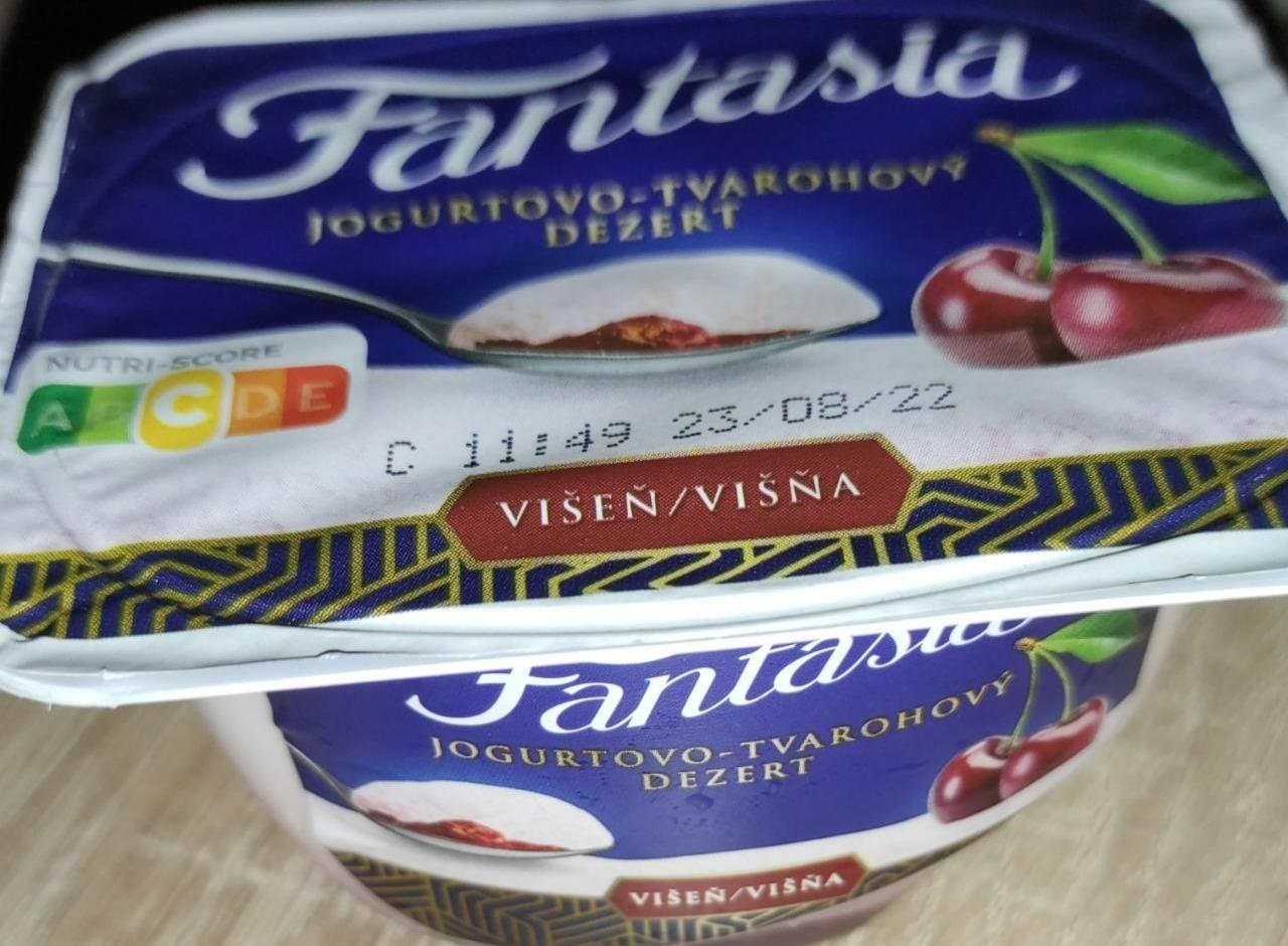 Фото - йогуртово-творожный десерт с вишней Fantasia