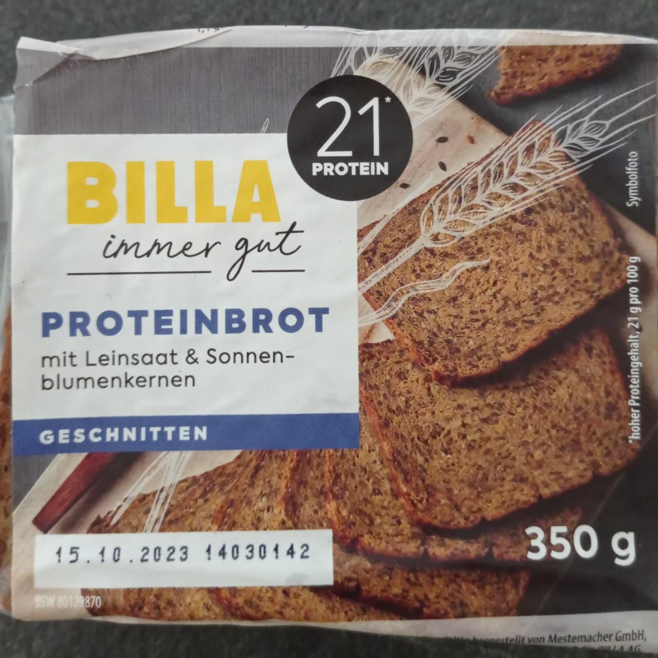 Фото - Хлеб протеиновый Proteinbrot Billa