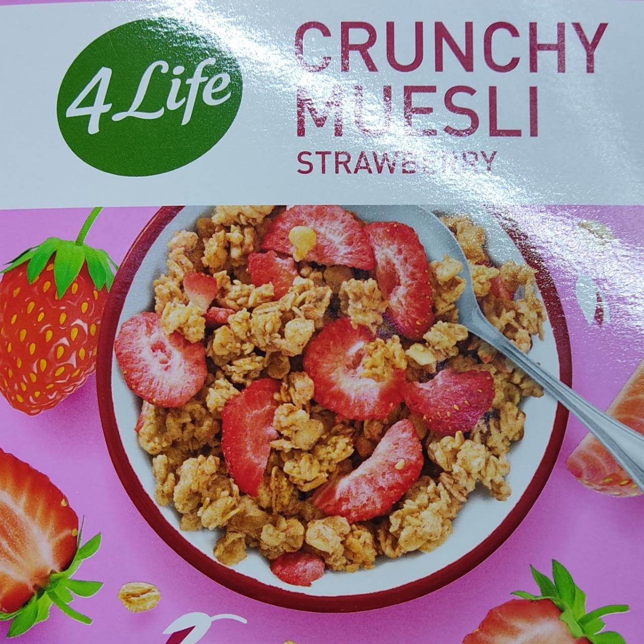 Фото - Мюсли овсяные со вкусом клубники Crunchy Muesli Strawberry 4Life