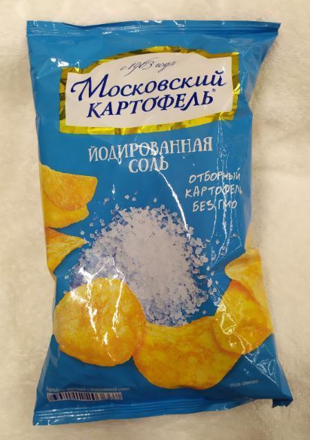 Фото - Чипсы йодированная соль Московский картофель