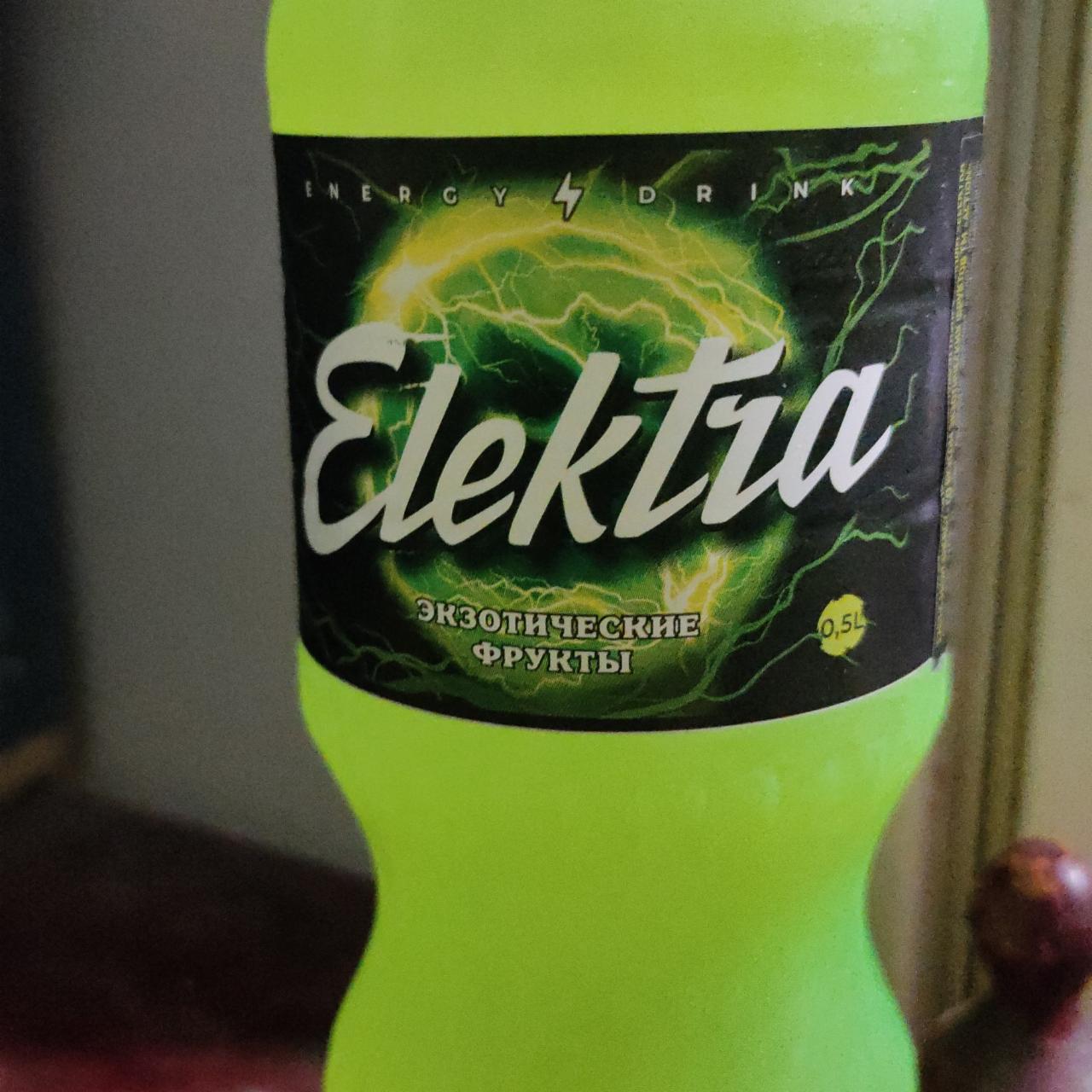 Фото - Энергетический напиток экзотические фрукты Elektra Action