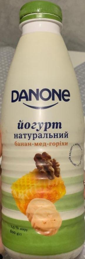 Фото - Натуральный йогурт бана мед орех Danone