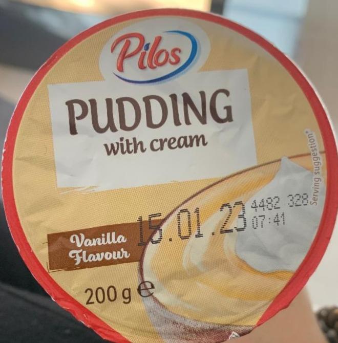 Фото - Пудинг с ванильным вкусом Pudding Cream Vanilla Flavour Pilos