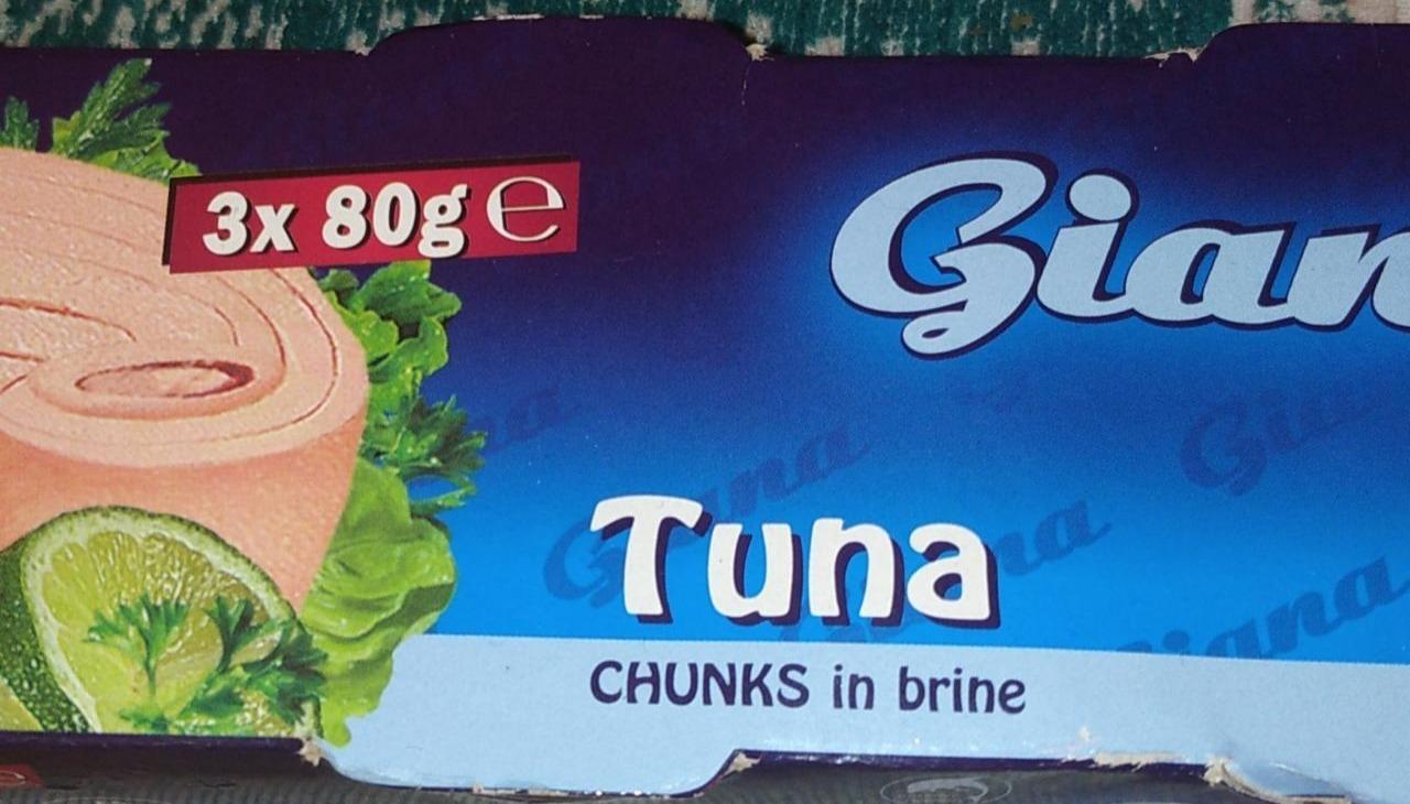 Фото - Tuńczyk kawałki w sosie własnym Giana