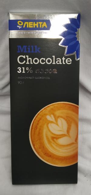 Фото - Шоколад молочный 31 % ваниль капучино Лента