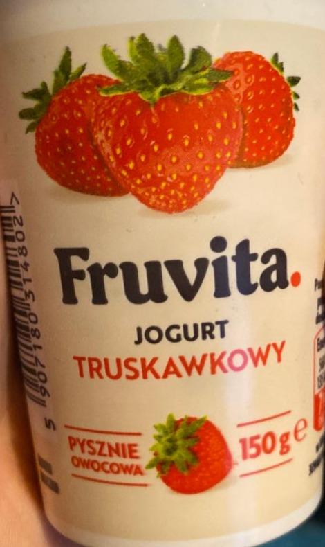 Фото - Йогурт 2.7% со вкусом клубники Jogurt Truskawkowy Fruvita