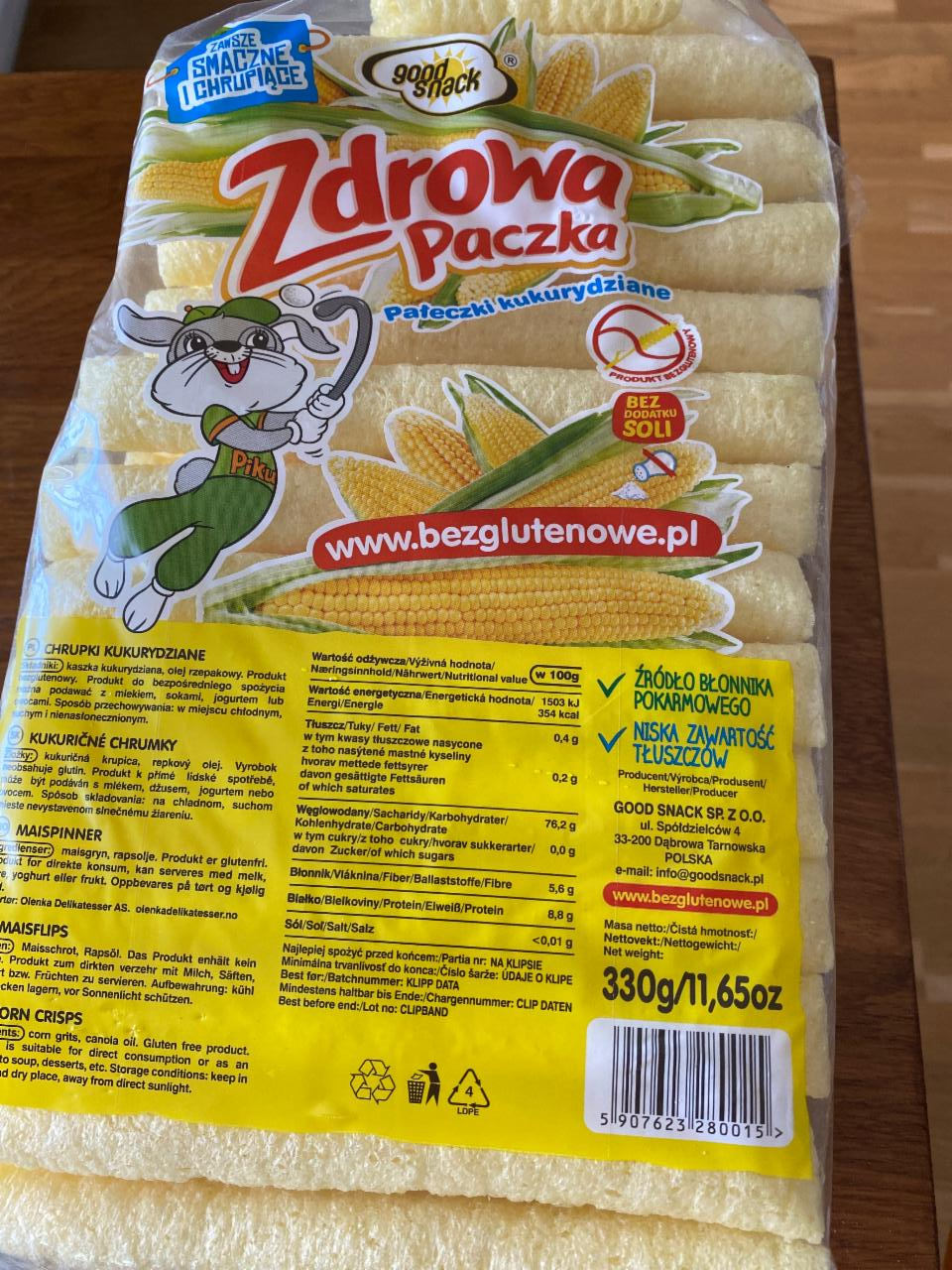 Фото - Полочки кукурузные Zdrowa Paczka Good Snack