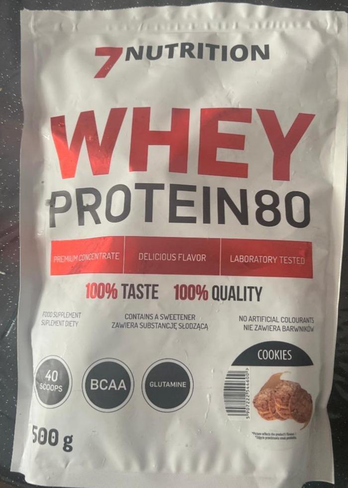 Фото - Whey protein koncentrát cookies 80 7Nutrition