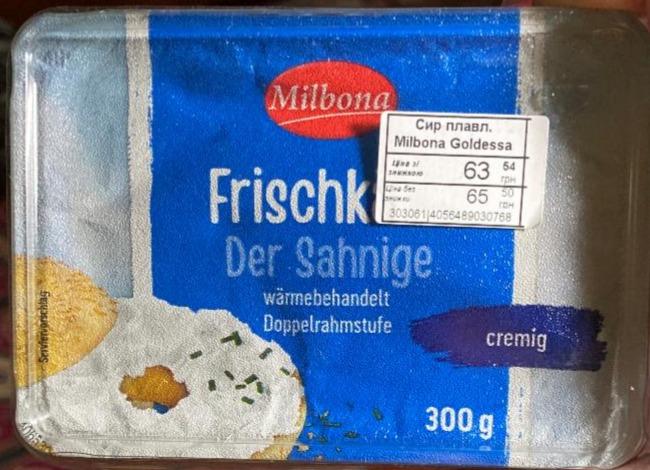 Фото - Сыр плавленный Frischkäse Der Sahnige Milbona