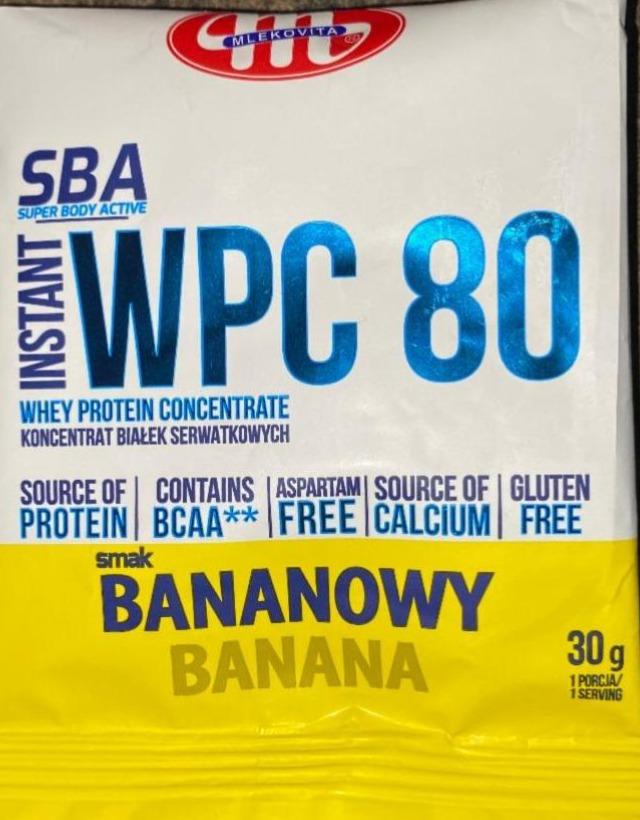 Фото - Протеин со вкусом банана Banana WPC 80 Protein Mlekovita