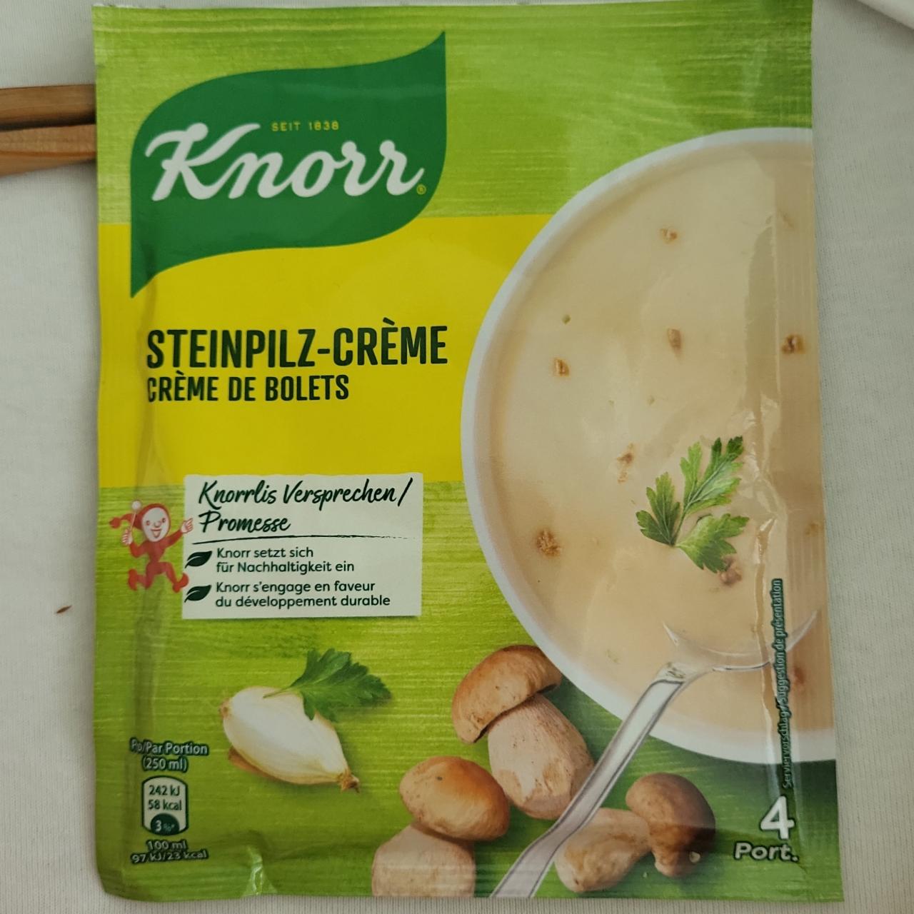 Фото - Steinpilz-creme крем суп с грибами Knorr